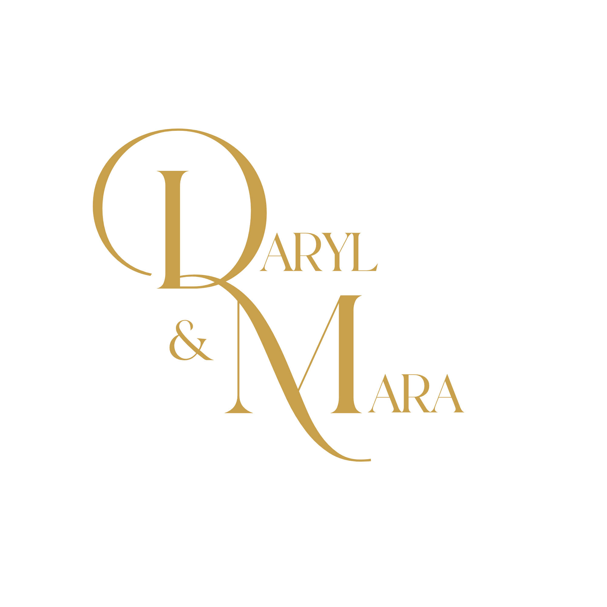 Daryl and Mara Wedding Logo